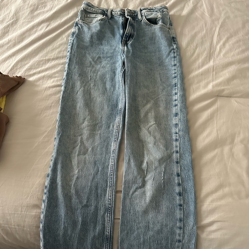 Zara Split-Hem Jeans